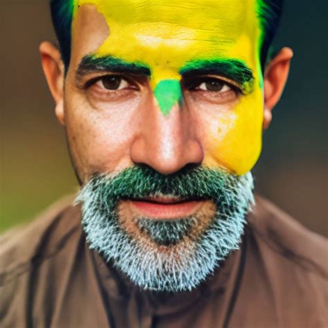 🥇 Image Of Men Beard Adult One Person Soccerfanbrazilpaintedface