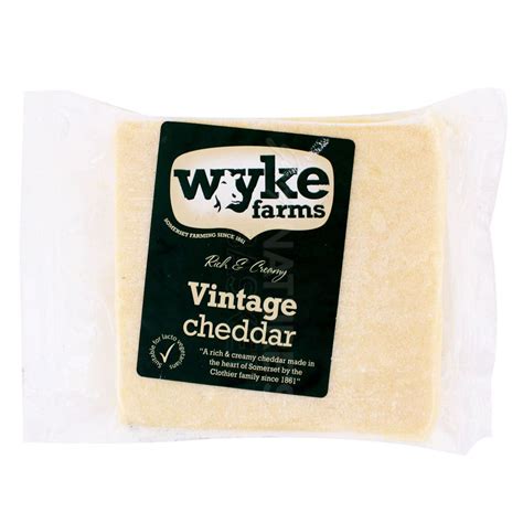 Wyke Farms Cheddar Vintage 200g Grocery And Gourmet Foods