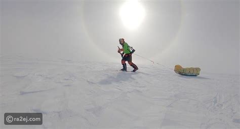 مغامر أمريكي يعبر القطب الجنوبي مشياً على الأقدام