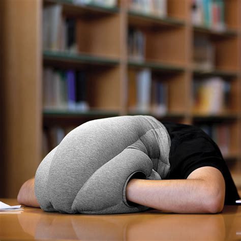 Guaranteed the most comfortable pillow you'll ever own! The Power Nap Head Pillow - Hammacher Schlemmer