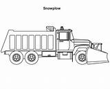 Plow Snow Coloring Truck Trucks Axle Kidsplaycolor Sheets sketch template