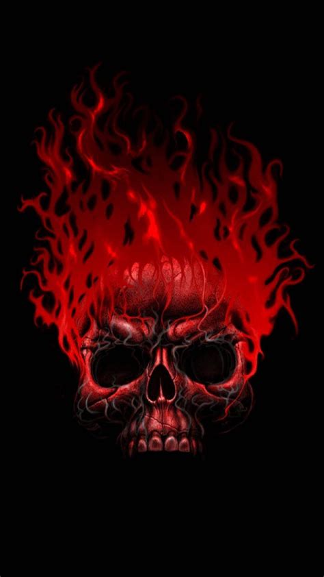 Fire Skull Skull Artwork Skull Art Skull Wallpaper