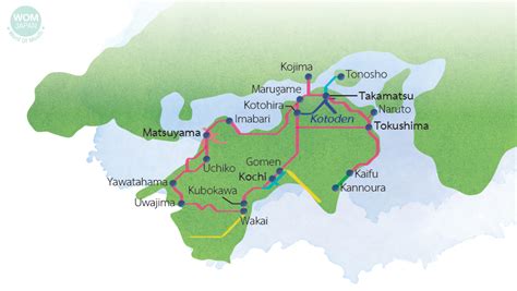 All Shikoku Rail Pass Wom Japan