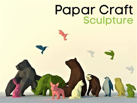 Wanna learn how to make cool stuff out of paper? Papercraft Tiere Vorlagen Zum Ausdrucken