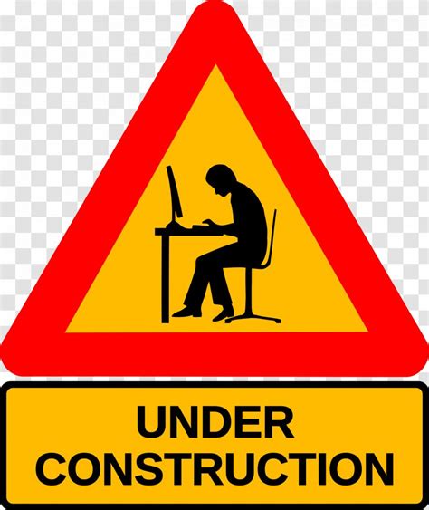 Traffic Sign Image Men At Work Clip Art Construction Animation