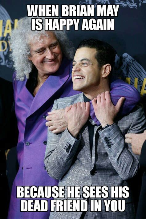 Brian May Sees Freddie Mercury In Rami Malek Funny