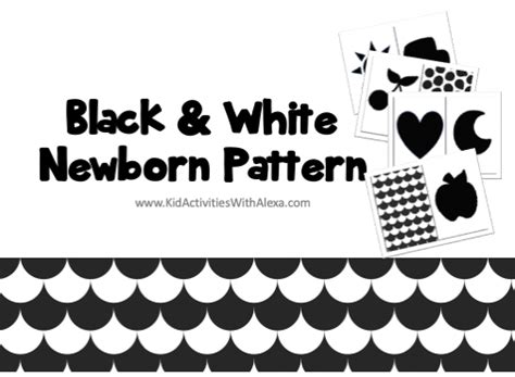 Black And White Cards For Newborns Pdf Kid Activities With Alexa