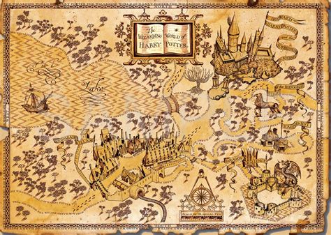 Printable Harry Potter Map Printable Templates