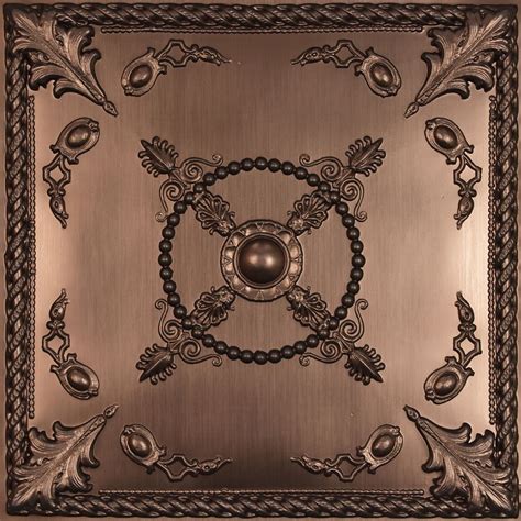 Also, we will be convinced that ceiling tiles from polyfoam have not lost their relevance. Fasade Coffer Oil Rubbed Bronze Ceiling Tile - 2x2 | The ...