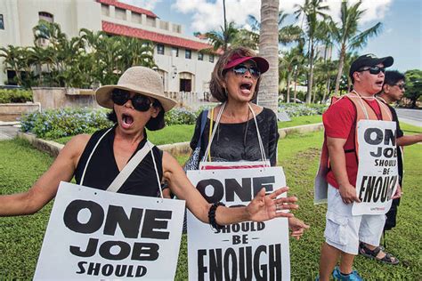 Unite Here Local 5 Marks Unions Longest Running Hawaii Hotel Strike In