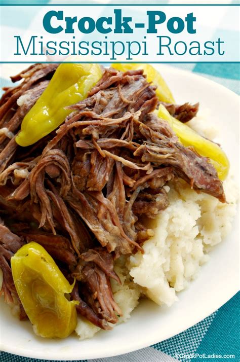 (or use this crock pot on the stove top.) sprinkle the au jus and ranch dressing mix over the roast. Crock-Pot Mississippi Roast - Crock-Pot Ladies