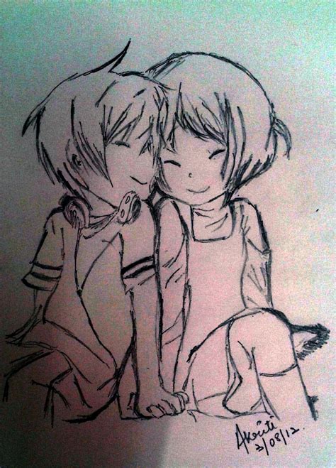 Cool Anime Boy And Girl Drawings