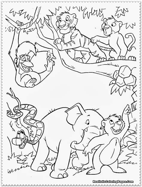 Safari Animals Coloring Pages