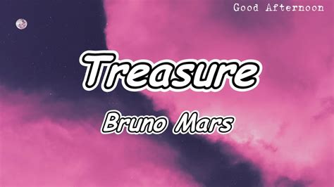 Bruno Mars Treasure Lyrics Youtube