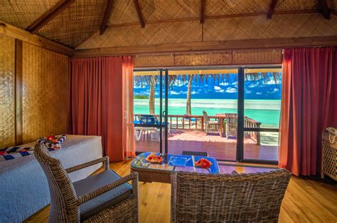 Deluxe Beachfront Bungalow Aitutaki Lagoon Private Island Resort