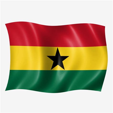 Ghana Waving Flag, Waving, Flag, Wave PNG Transparent Clipart Image and PSD File for Free Download