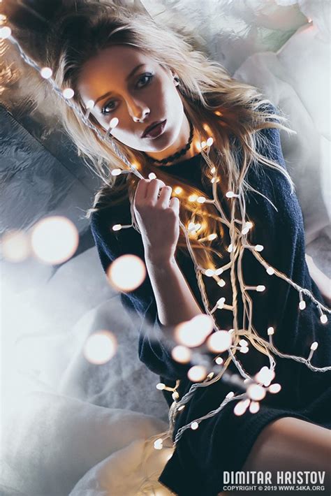 Christmas Lights Fashion Portrait 54ka Photo Blog