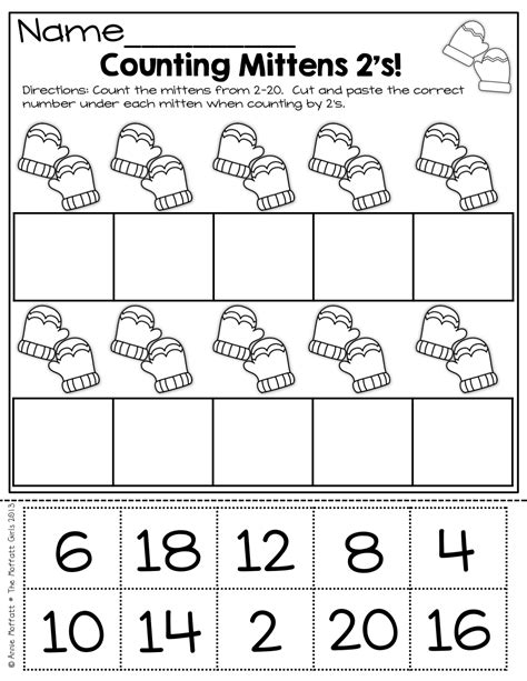 Counting By 2s Kindergarten Worksheet Math Worksheets Free
