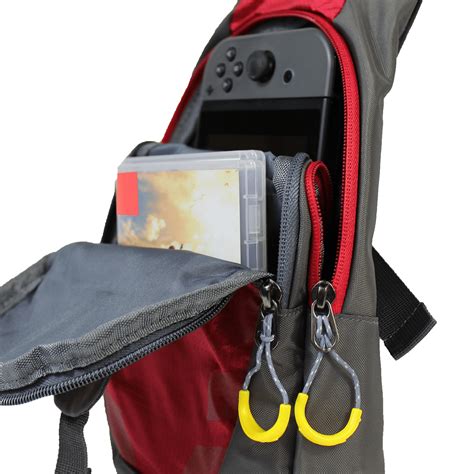 Hde Nintendo Switch Backpack Gamer Elite Crossbody Travel Bag Holds