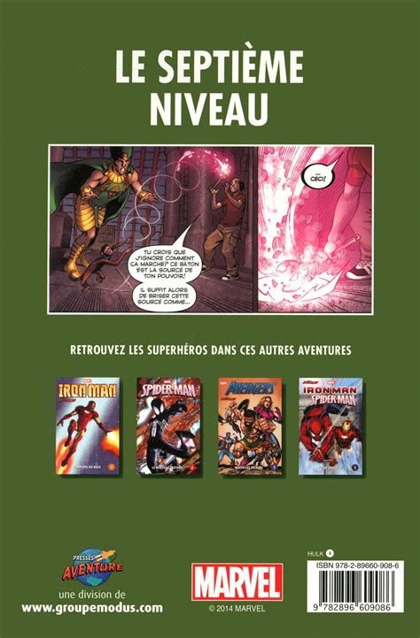Livre Hulk Nº 4 Le Septième Niveau Messageries Adp