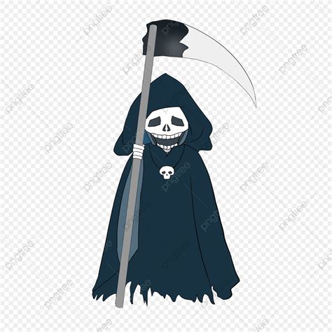 Grim Reaper Png Transparent Dark Blue Grim Reaper Clip Art Grim