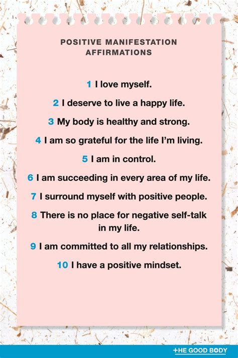 🌟 40 Affirmations For Manifestation Make Your Dream A Reality