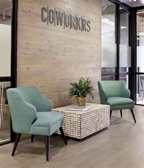 Inside Coworkrs New York City Coworking Space Waiting Room Design