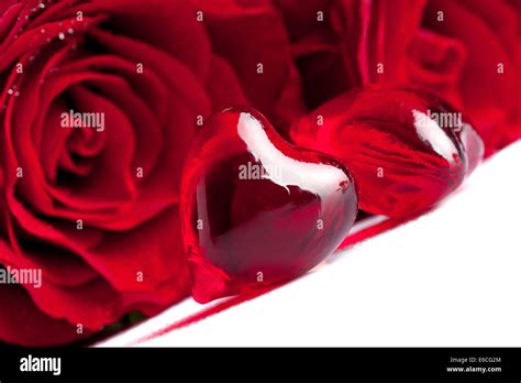 Heart Frame Red Rose Valentine High Resolution Stock Photography And