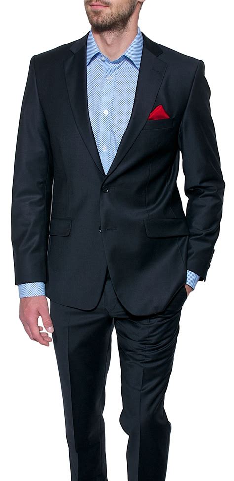 Black Slim Fit Suit Suits E Shop Uk
