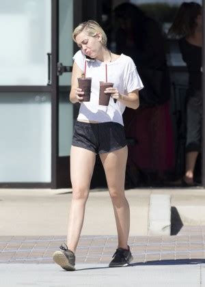 Miley Cyrus In Short Shorts Gotceleb