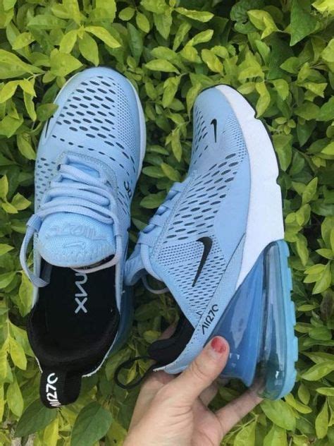 Womens Winter Nike Air Max 270 Casual Sneakers Sky Blue White