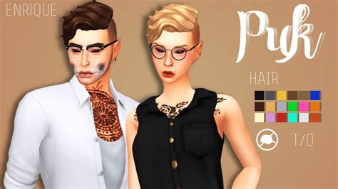 Puk Hair | Sims 4, Sims, Sims 4 cc folder