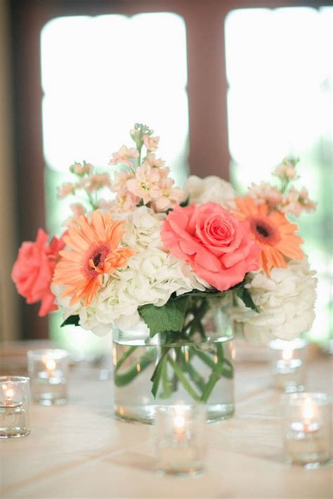 Cute Coral And Gray Wedding At Briscoe Manor Luke And Cat Photography