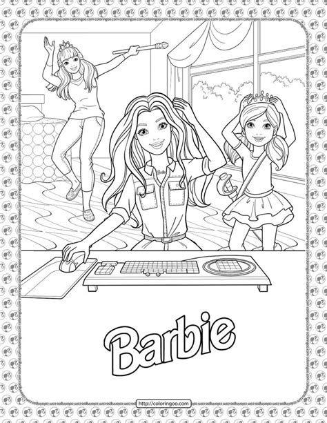 Barbie Princess Adventure Coloring Pages 03 Princess Coloring Pages Printables Barbie