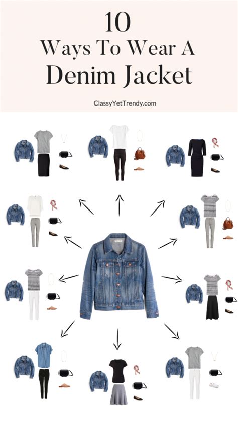 10 Ways To Wear A Denim Jacket Classy Yet Trendy Fashion Capsule