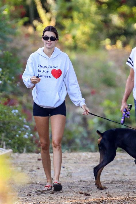 Kendall Jenner Shows Off Her Toned Legs While Out On A Hike With
