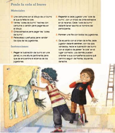 ¿cómo organizar el juego «ponle la cola al burro»? Producción de Textos Escritos