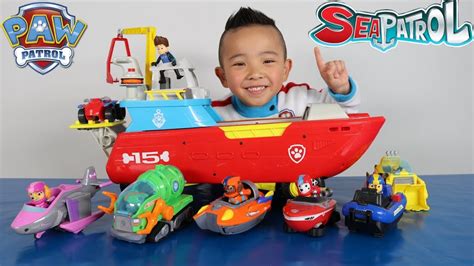 Paw Patrol Sea Patroller Vehicles And Characters Complete Set Toys