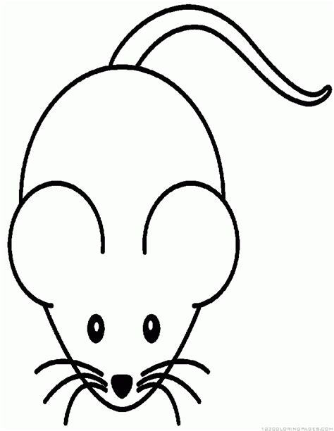 Printable Mouse Template