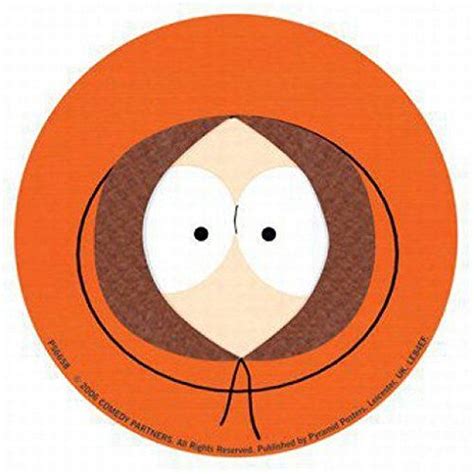 South Park Sticker Adhesive Decal Kenny Head 4 X 4