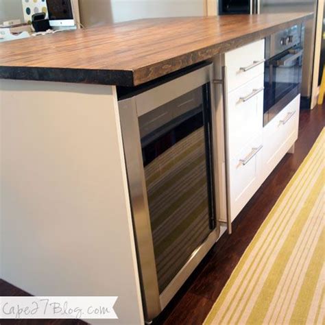 Check spelling or type a new query. DIY Kitchen Island - base is Ikea cabinets, butcher block ...