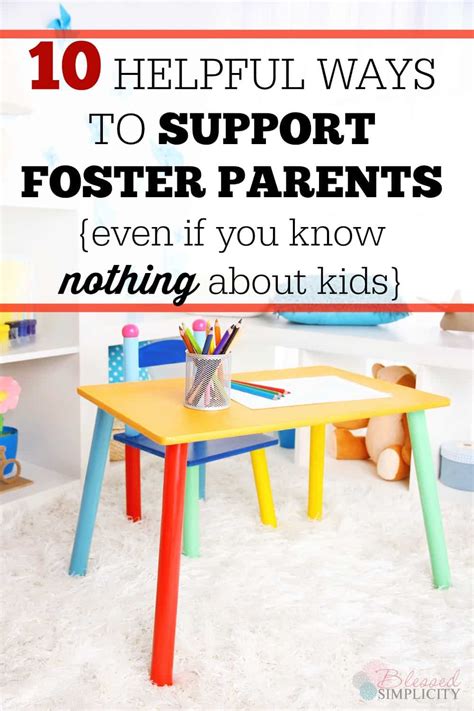 Ten Ways To Support Foster Parents