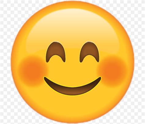 Happy Face Emoji Png 707x707px Emoji Blushing Cheek Emoticon Eye
