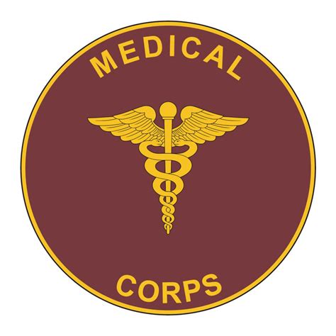 Us Army Medical Corps Plaque Full Color Decal Sticker Etsy