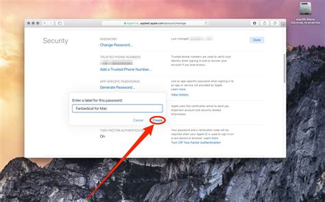 Store this in a safe place and select done. How to generate app-specific passwords