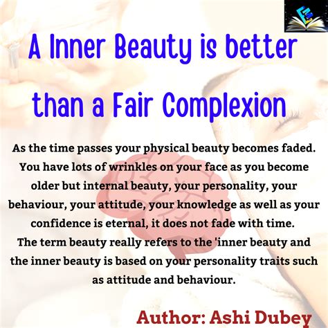 A Inner Beauty Is Better Than A Fair Complexion Edumound