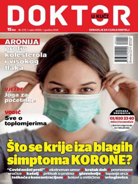 Coronavirus Doktor U Kući Magazine September 2020 Cover Photo Croatia