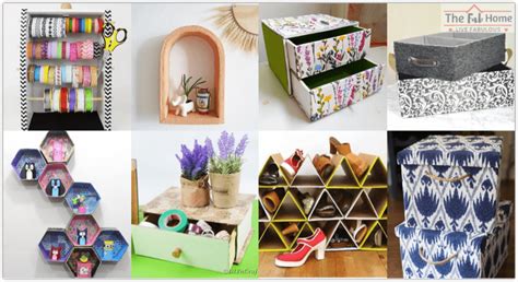 20 Creative Ways To Organize With Cardboard Boxes