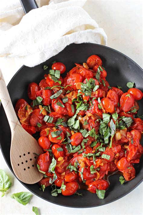 If you are using canned tomatoes, use the second. Fresh Cherry Tomato Sauce - Cook Nourish Bliss
