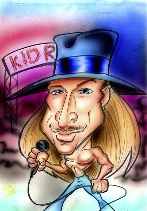 Kid Rock Drawing By Big Mike Roate